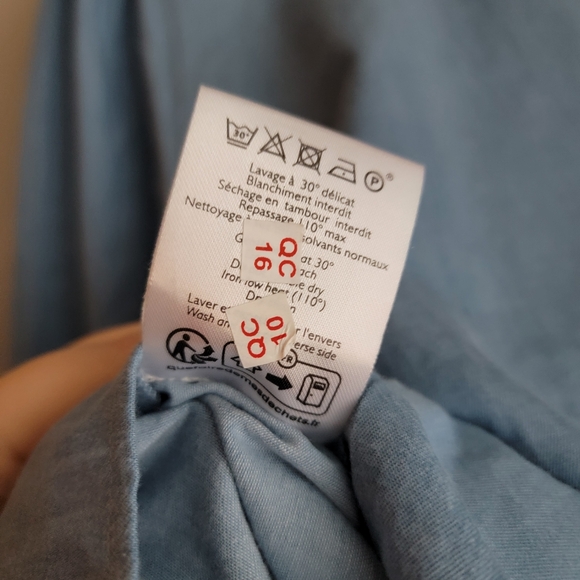 Sezane Helio Shirt in Chambray NEW - Picture 10 of 14